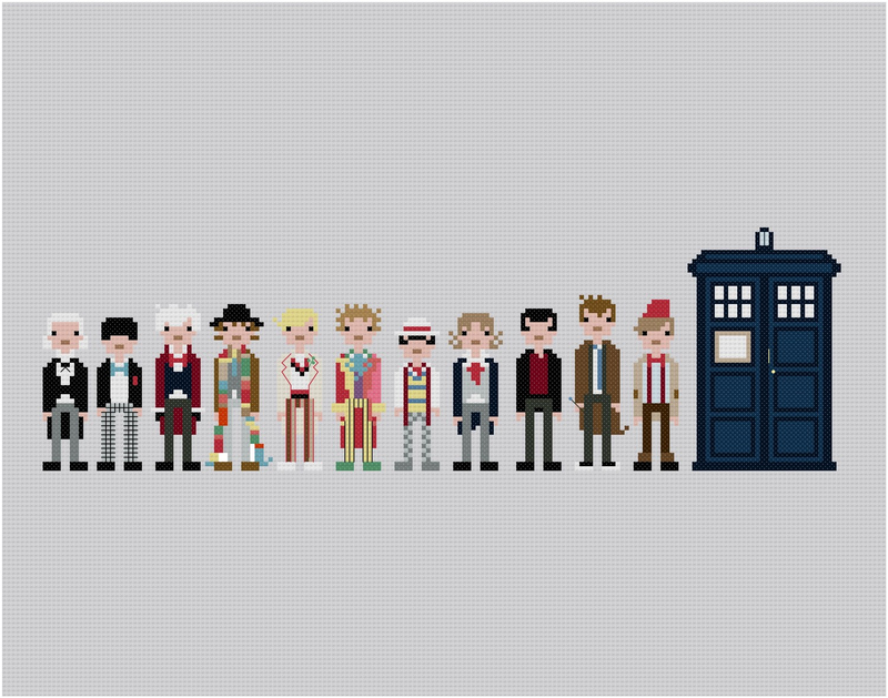 Illustration for article titled I Want All These Impossibly Cool 8-Bit Cross-Stitches